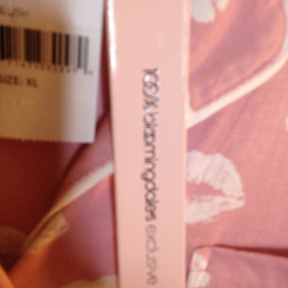 Aqua Lounge Kiss Lips Sleep Set Pajamas Loungewear XL NWT - Picture 5 of 10